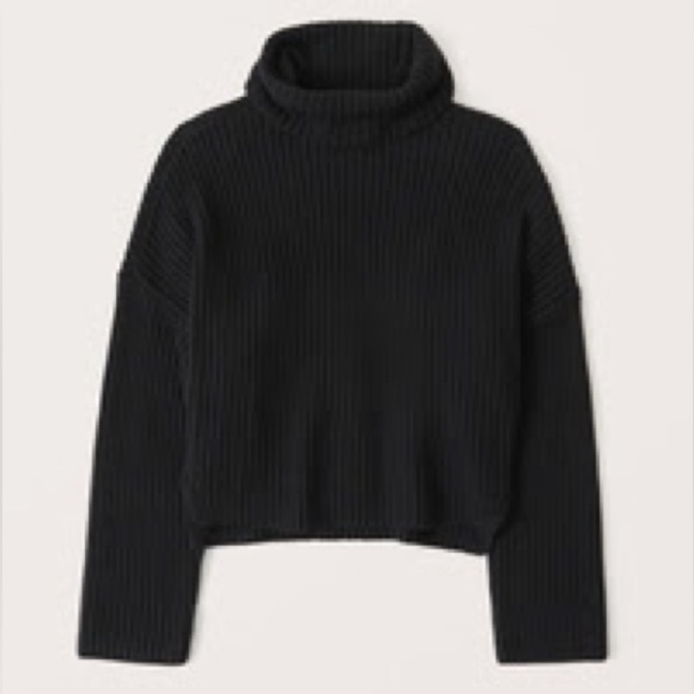 ABERCROMBIE Ribbed Turtleneck Sweater